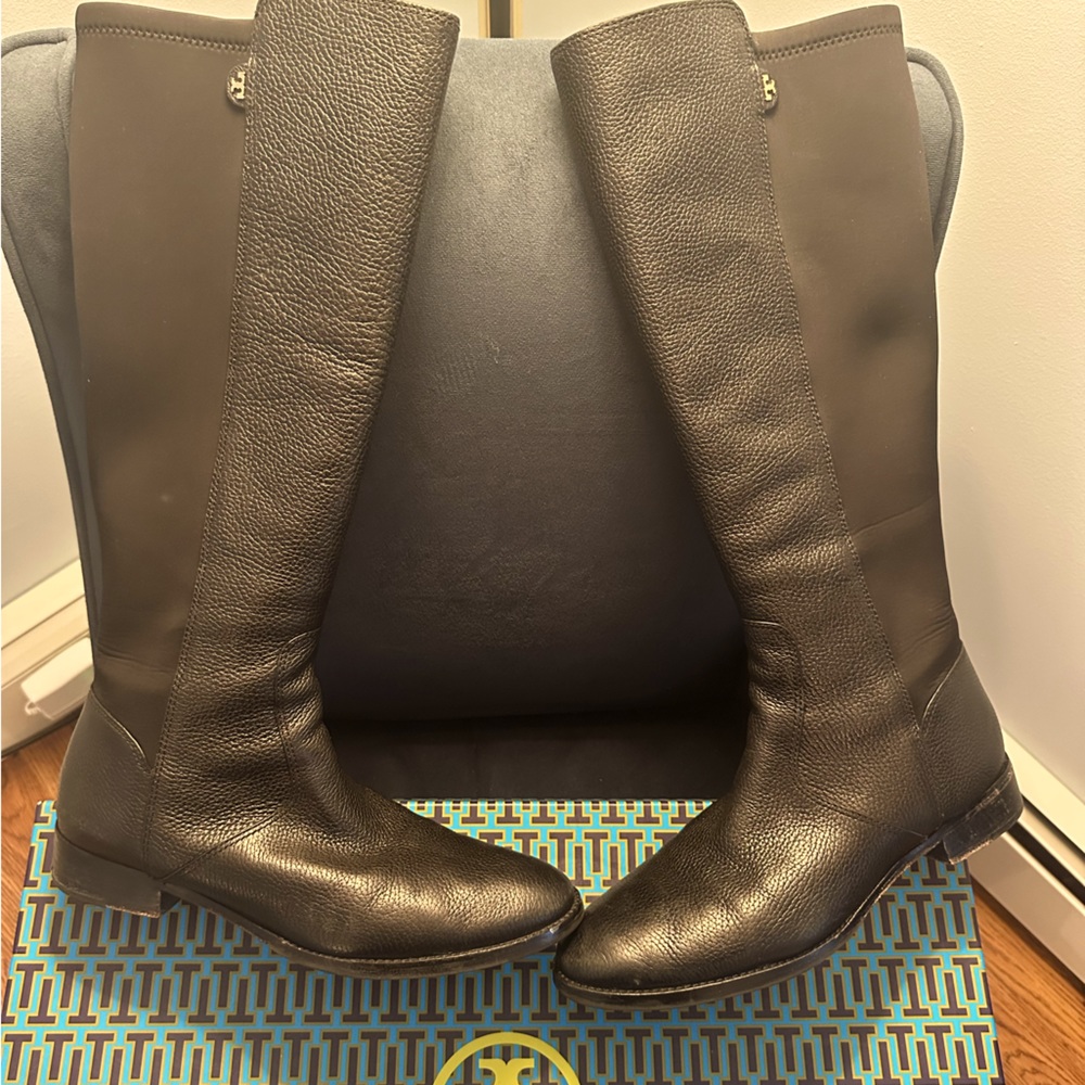 EUC Tory Burch Selden Riding Boot - **Wide Calf**